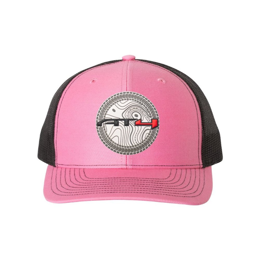 AT4 3D Snapback Trucker Hat- Hot Pink/ Black